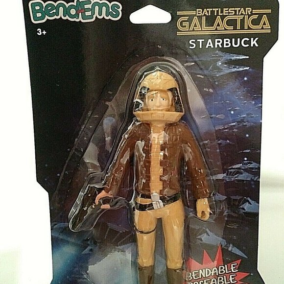 BendEms Battlestar Galactica Starbuck Poseable BRAND NEW & FACTORY SEALED - Picture 1 of 2